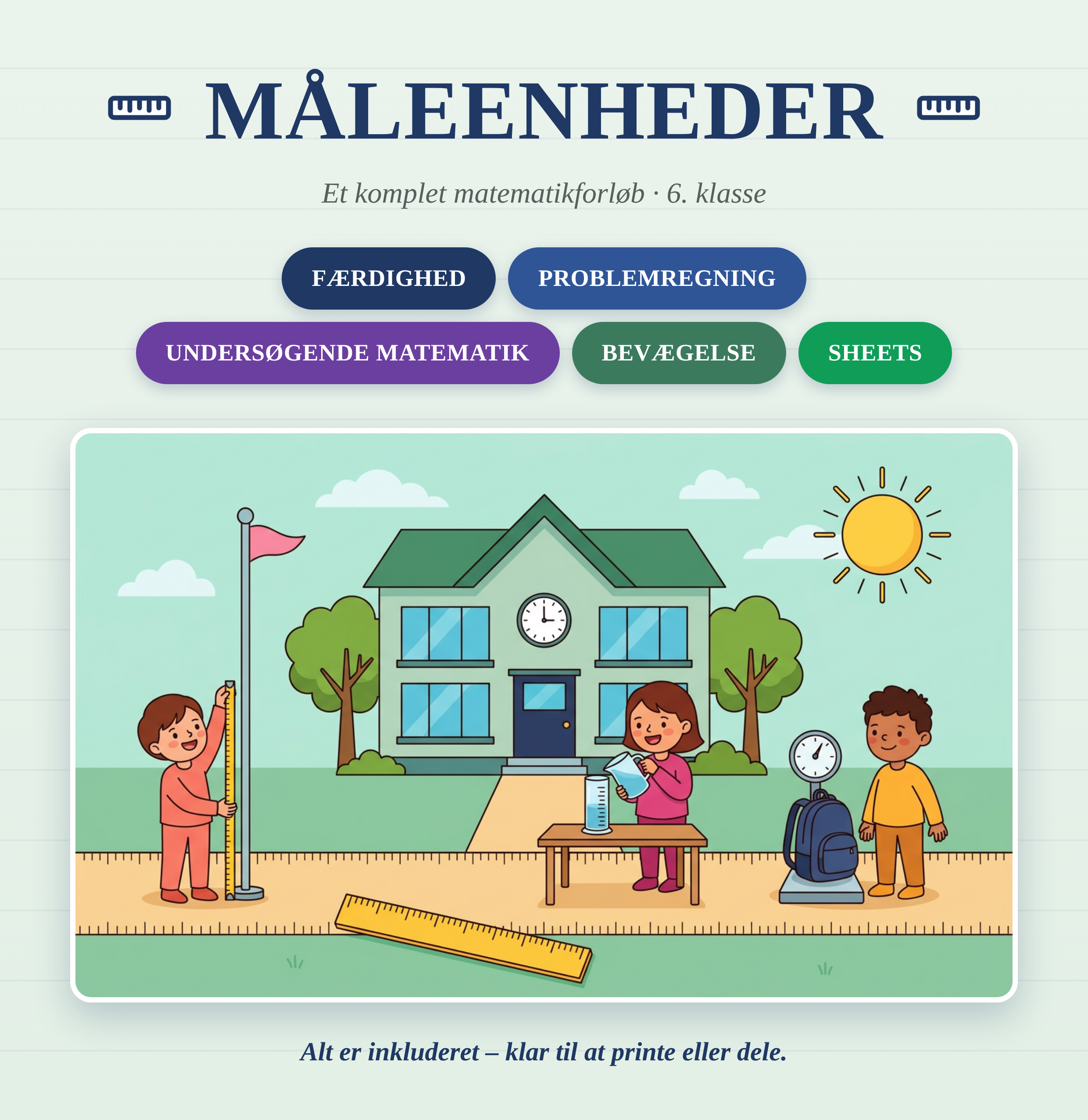 Måleenheder - Et komplet forløb til 6. klasse