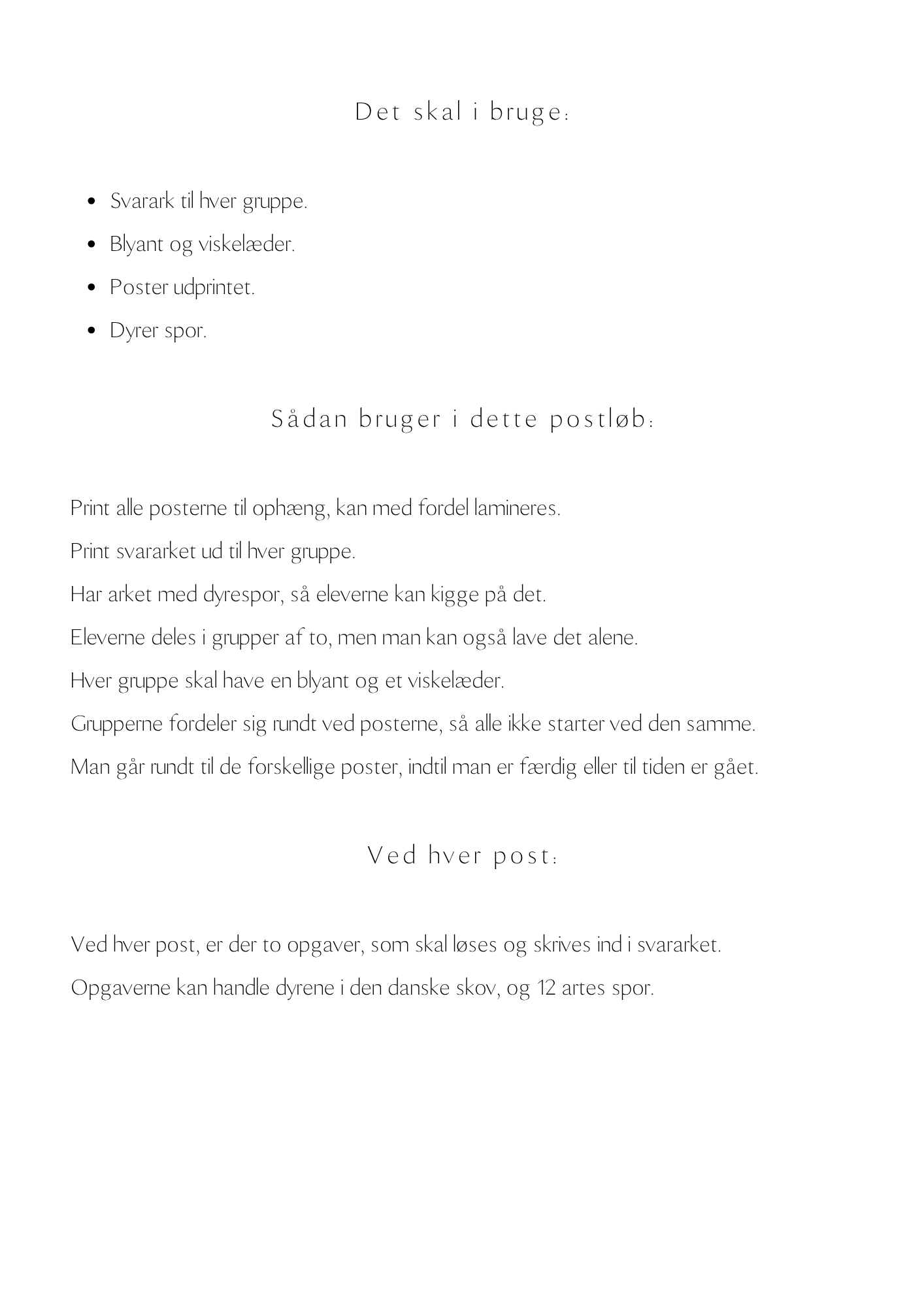 Skovens dyr - postløb - Billede 3