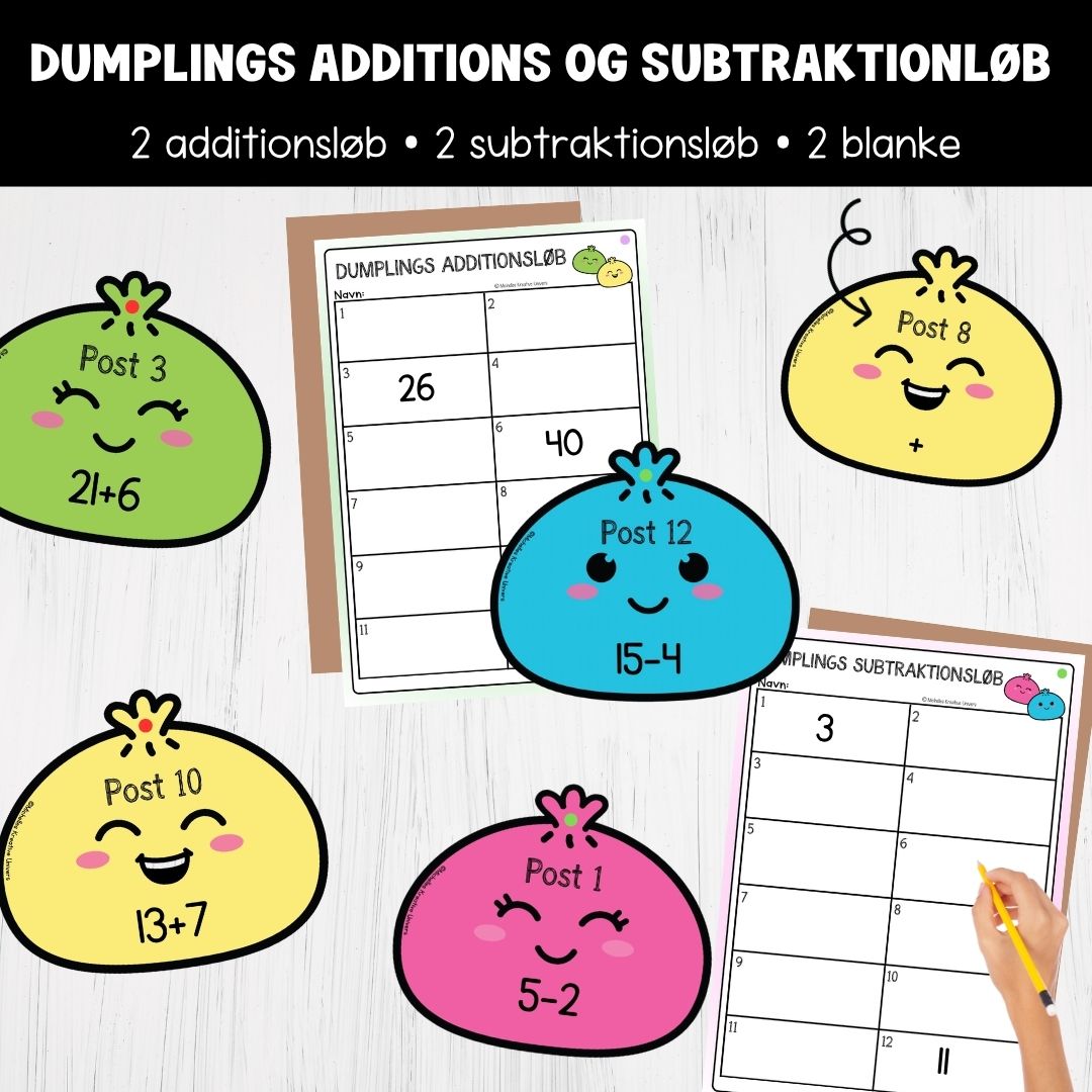 Dumplings additions og subtraktionløb