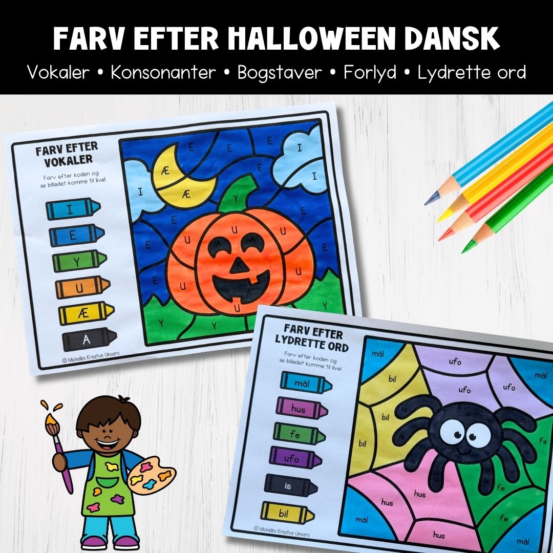 Farv efter halloween, dansk